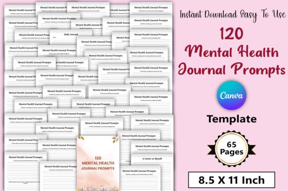 120 Mental Health Journal Prompts for Daily Reflection and Healing