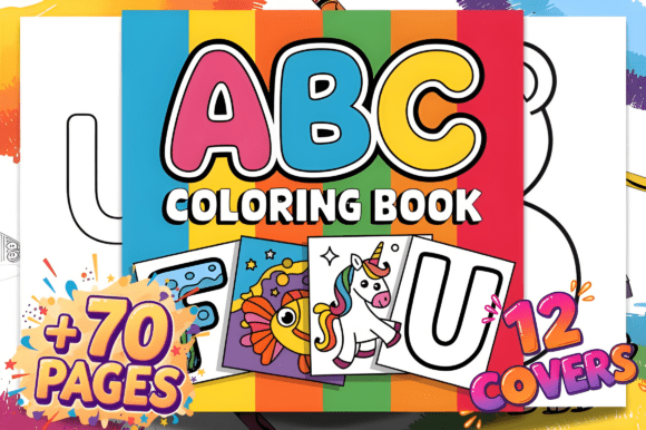 ABC Coloring Pages for Kids