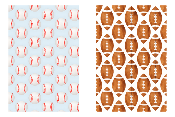 Baseball Football Notebook Covers