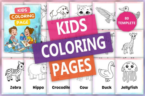 Coloring Pages for Kids – Animal Theme: A Creative Tool for Learning and Fun