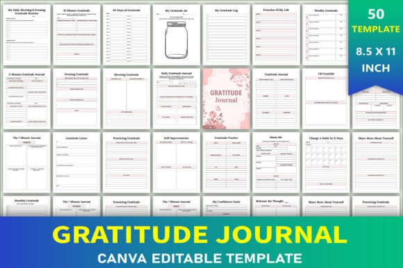 Editable Gratitude Journal: A Tool for Mindful Reflection and Productivity