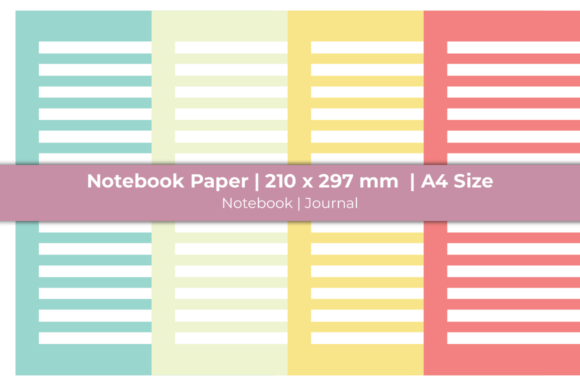 Enhance Your Creative Workflow with the Pastel Notebook, Journal Paper Bundle