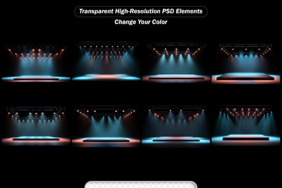 Enhancing Visual Projects with Stage with Lighting Equipment