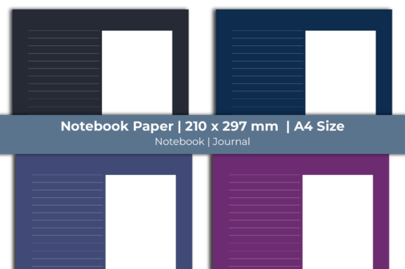 Lined Journal Paper Bundle Notebook