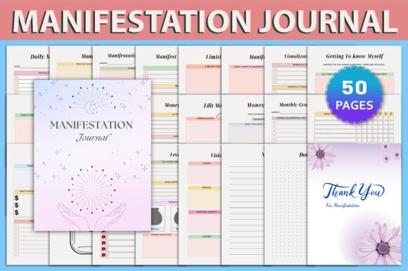 Manifestation Journal Canva Template: A Tool for Aligning Intentions with Action