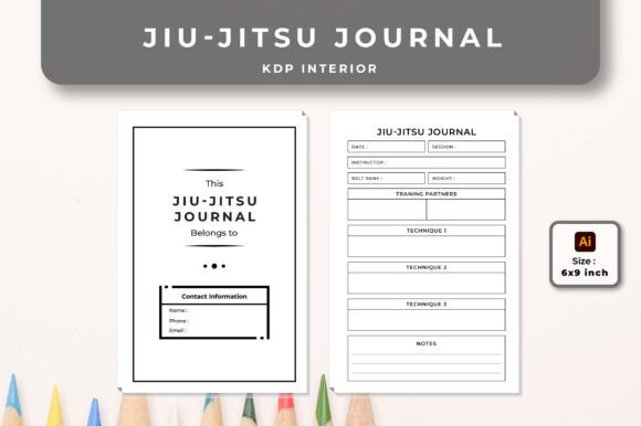 Track Your BJJ Progress with the Jiu-Jitsu Journal - KDP Interior