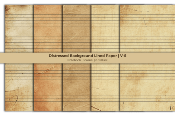 Vintage Lined Paper Distressed Paper